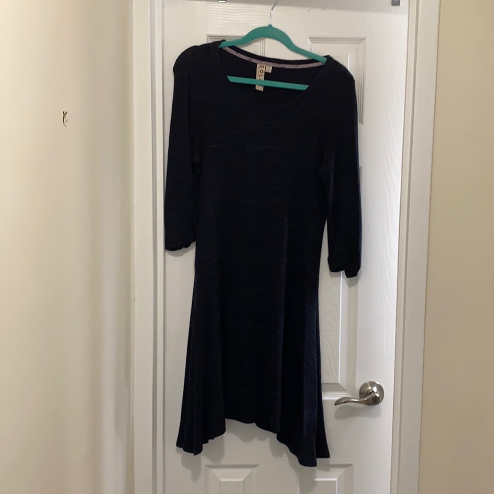 Dolan rubbed gray/black shirt dress. Size petite medium